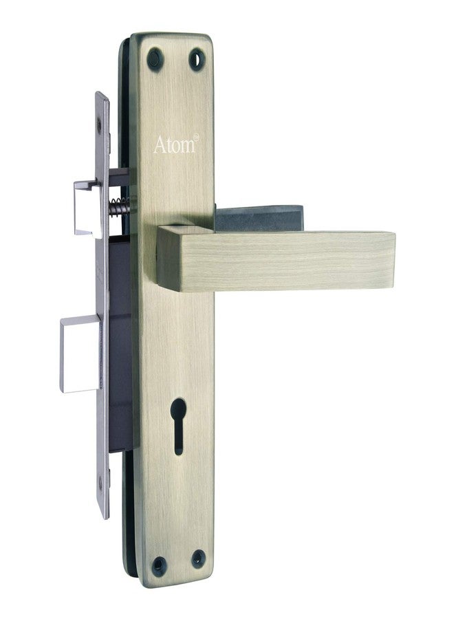 Atom Heavy Duty Mortise Door Lock for Bedroom, Living Room, Main Door, Brass Antique Finish | 3 Keys | 6 Lever Double Stage Lockset for House Hotel Office(FORTUNEKY) - Image 2